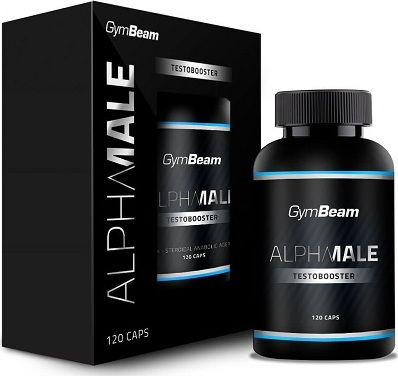 GymBeam Alphamale Testobooster Pre Workout Supplement 120 caps