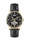 Ingersoll Hawley Automatic Men's Watch 44mm Chronograph Automatic with Black Leather Strap