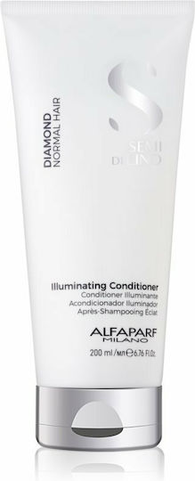 Alfaparf Milano Professional Semi Di Lino Diamond Illuminating Conditioner Hydration for All Hair Types 200ml
