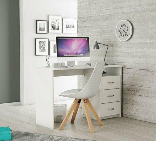 Schreibtisch Platon 123x50.10x76cm Beige Schreibtisch Platon 123x50.10x76cm Beige