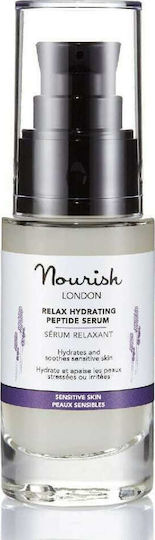 Nourish London Relax Hydrating Peptide Soothing & Moisturizing Serum Face with Peptides for Nourishment 30ml