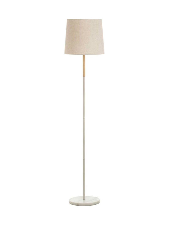 Inlight 45375 Stehlampe H162xB30cm. mit Fassung für Lampe E27 Weiß 45375-WH