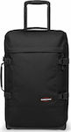 Eastpak Tranverz S Cabin Travel Bag Fabric Black with 2 Wheels Height 51cm