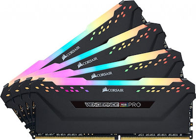 Corsair Vengeance RGB Pro 32GB DDR4 RAM with 4 Modules (4x8GB) and 3600 Speed for Desktop