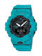 Casio G-Shock G-Squad Watch Battery with Turquoise Rubber Strap