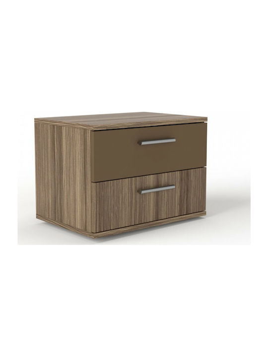 Juliet Wooden Bedside Table 50x35x37cm