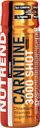 Nutrend Carnitine Shot Συμπλήρωμα Διατροφής με Καρνιτίνη 3000mg και Γεύση Πορτοκάλι 60ml