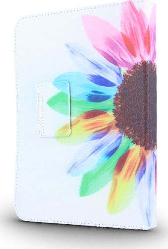 Flower Flip Cover Δερματίνης Πολύχρωμο (Universal 9-10.1")