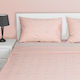 Fennel Bettbezug-Set Baumwolle Übergröße mit 2 Kissenbezügen 220x240 Comfort Blume Rosa