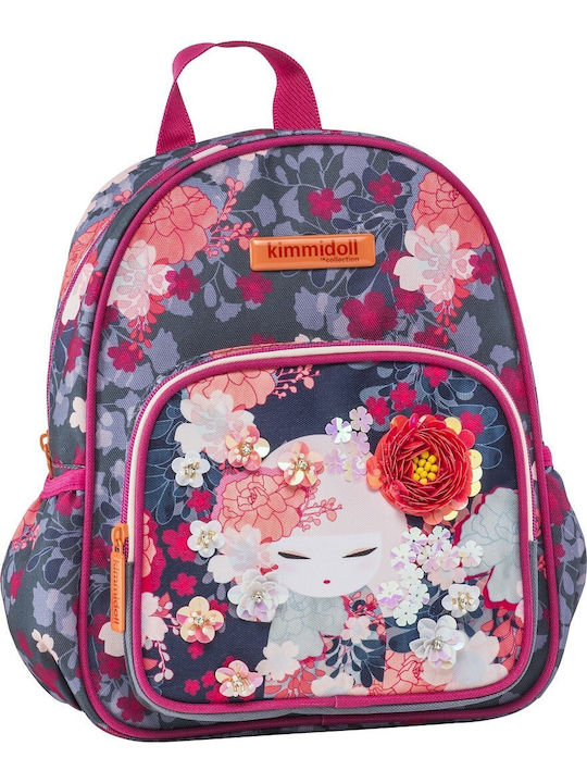 Kimmidol Black School Bag Backpack Kindergarten Multicolored