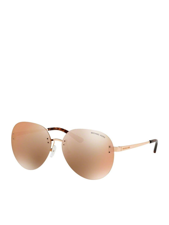 Michael Kors Sydney Ochelari de soare Ροζ Χρυσά cu Cadru & Aur Lentilă