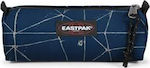 Eastpak Single Cracked Pencil Case Barrel with 1 Compartment Blue