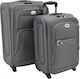 Ankor Travel Suitcases Fabric Gray Maximum Heig...