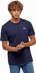Lacoste Technical Jersey Bărbați T-shirt Sportiv cu Mânecă Scurtă Albastru marin