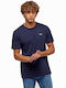 Lacoste Technical Jersey Herren Sport T-Shirt Kurzarm Marineblau
