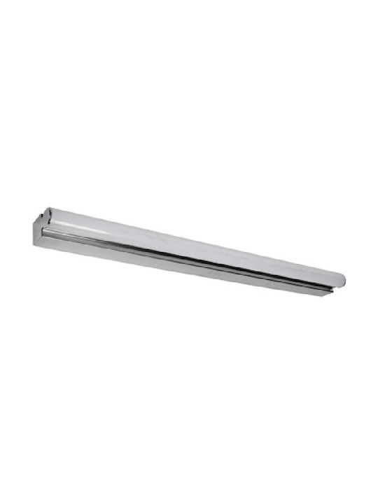 VK Lighting Modern Lamp Bathroom with Integrated LED and Natural White Light Silver 58cm