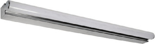 VK Lighting Modern Lamp Bathroom with Integrated LED and Natural White Light Silver 58cm