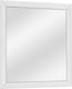 Matis Wall Mirror with White Wooden Frame 75x65cm 1pcs