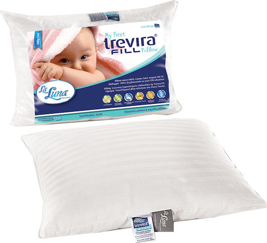 La Luna My First Trevira Baby Sleep Pillow White 35x45cm