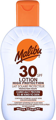 Malibu High Protection Lotion Rezistentă la apă Crema protectie solara Cremă pentru Corp SPF30 100ml