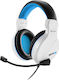 Sharkoon Rush ER3 Over Ear Gaming Headset with Connection 2x3.5mm / 3.5mm White