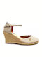 Brava Women's Fabric Platform Espadrilles Beige