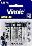 Vinnic Αλκαλικές Μπαταρίες AA 1.5V 4τμχ