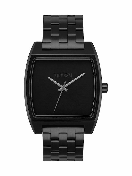 Nixon Time Tracker Men's Watch 37mm Battery with Black Metal Bracelet