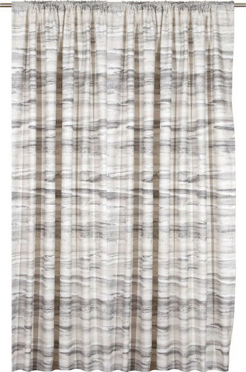 Anna Riska Κουρτίνα με Τρέσα Des Granite Grey 280x270εκ.