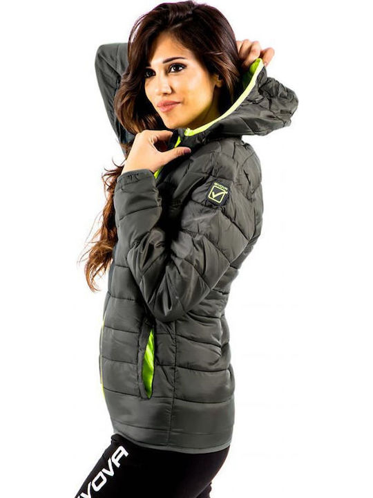 Givova Olanda Winter Jacke Puffer Gray