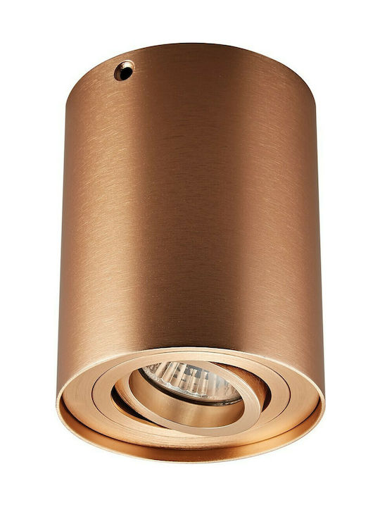 VK Lighting Single Spot with Socket GU10 in Copper Color