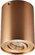 VK Lighting Single Spot with Socket GU10 in Copper Color