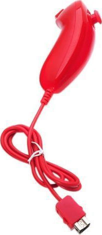Nunchuck Wired Gamepad for Wii / Wii U Red