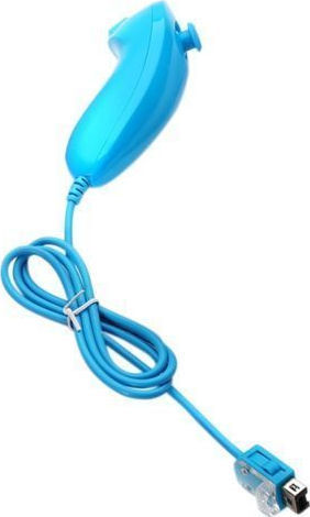 Nunchuck Ενσύρματο Gamepad για Wii / Wii U Light Blue