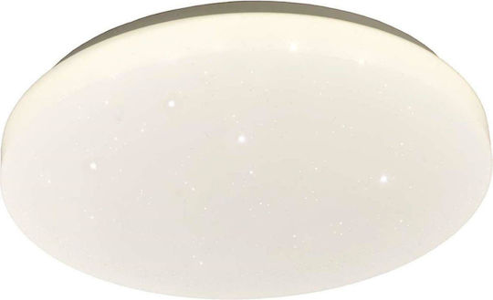 Inlight Στρογγυλό Εξωτερικό LED Panel 36W με Φυσικό Λευκό Φως 4000K 55εκ.