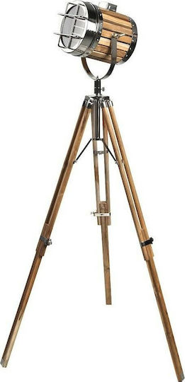 Espiel Vintage Floor Lamp H167xW21cm. Brown