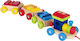 Goki Дърпаща играчка Train Orlando от дърво за 24++ месеца
