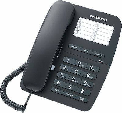 Daewoo DTC-240 Telefon cu fir Birou Negru