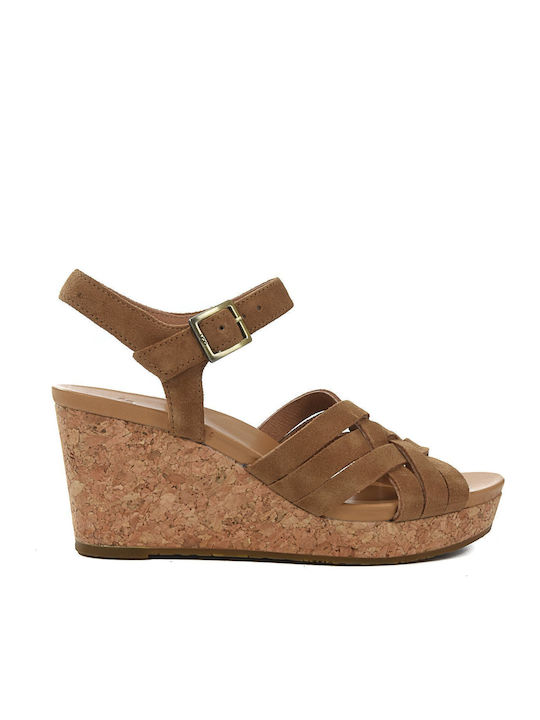 UGG Uma Καλοκαιρινές Γυναικείες Πλατφόρμες Ταμπά