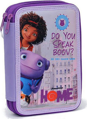 Gim Home Pencil Case Full with 2 Compartments Lilac