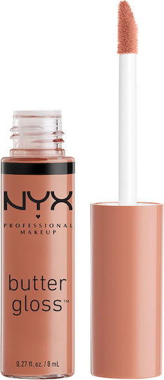 NYX Professional Makeup Butter Gloss Лип Глос Madeleine 8мл