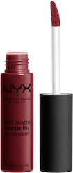 NYX Professional Makeup Soft Matte Lip Cream Metallic Υγρό Κραγιόν NYX Professional Makeup Soft Matte Lip Cream Metallic Υγρό Κραγιόν