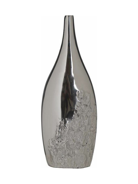 Inart Aluminum Vase 12.5x7x33.5cm