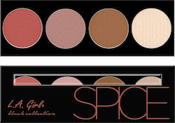 L.A. Girl Palette with Blush Beauty Brick Blush Palette 22gr