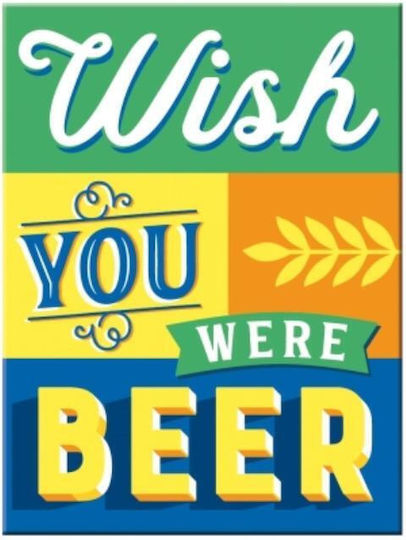 Nostalgic Art Wish You Were Beer Μαγνητάκι Μεταλλικό 6x8εκ.