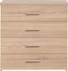 Comoda pentru Dormitor Elba 4F cu 4 sertare Sonoma 80x40x81buc