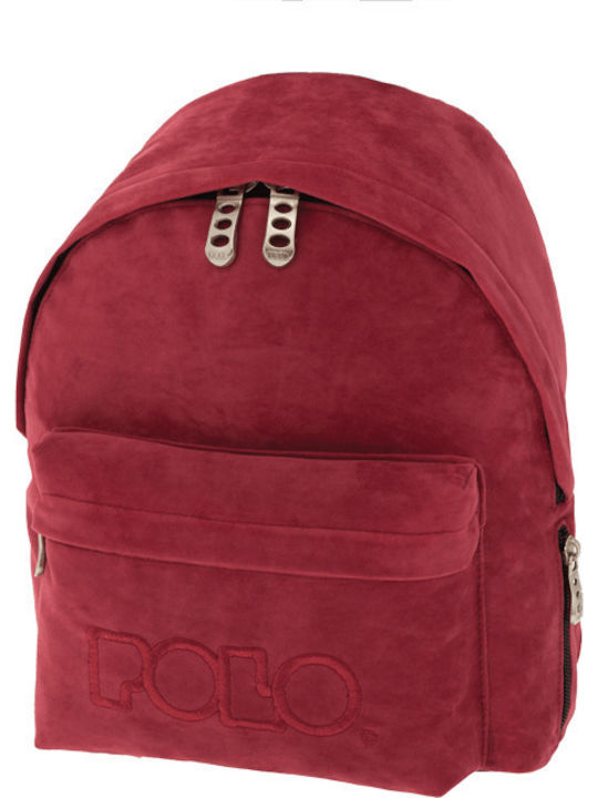 Polo Mini Velvet Σχολική Τσάντα Πλάτης Νηπιαγωγ...
