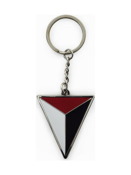 Gaya Entertainment Keychain Wallet Uncharted Shoreline Triangle Logo Metallic