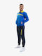 Givova Tuta One Fullzip Tracksuit Set Sweatpants with Rubber Blue