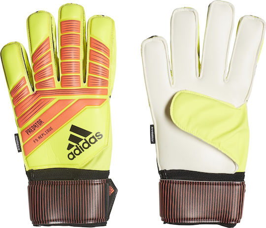 adidas Predator Fingersave Replique Adults Goalkeeper Gloves Yellow